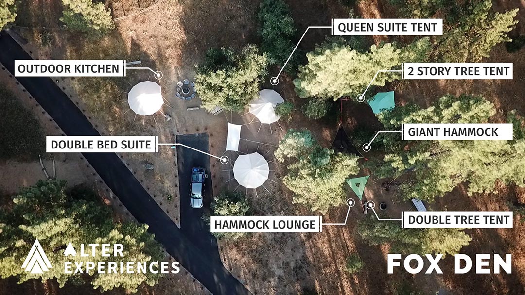 Fox Den at Laguna Campground Map