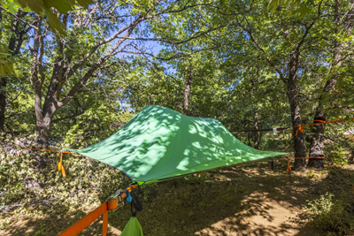 Eagle Nest | Tree Tent Glamping at Burnt Rancheria Campground